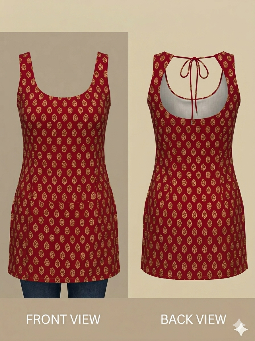 The Laal Patakha kurti